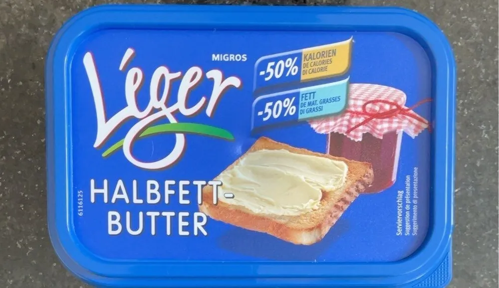 Halbfettbutter