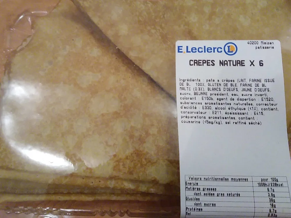 CREPES NATURE