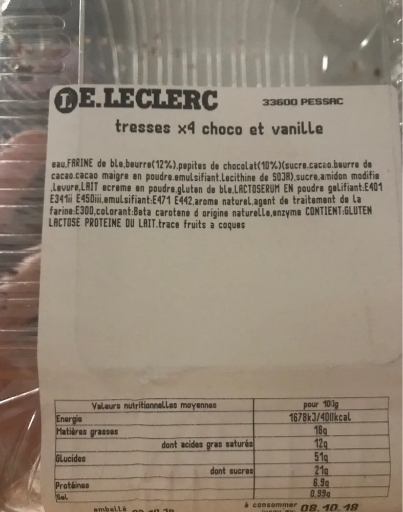 Tresses choco vanille