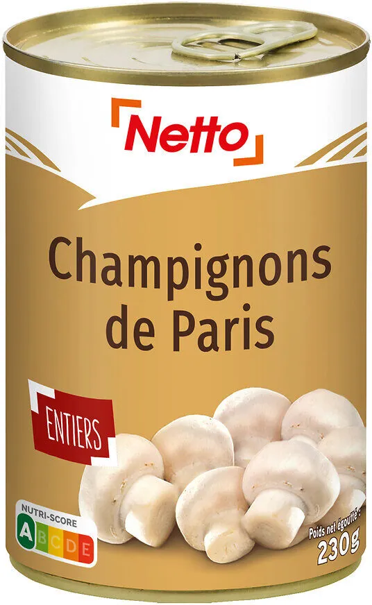 Champignons Entiers - 1/2