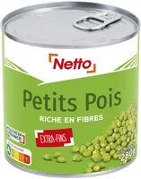 Petits pois extra fins - 1/2 280g