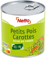 Petits pois très fins carottes - 1/2 265g