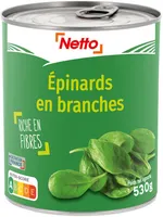 Epinards en branches - 4/4 530g