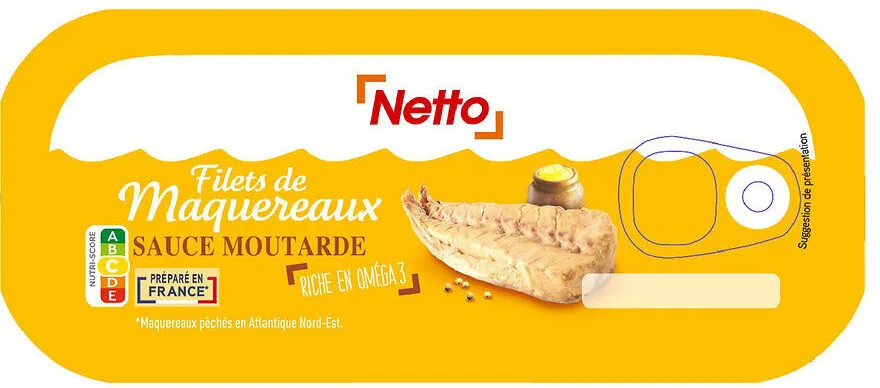 Filets de maquereaux sauce moutarde 169g