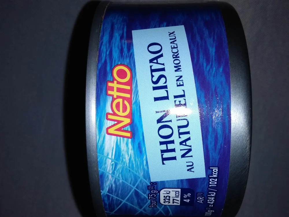 Thon listao en morceaux au naturel 200g 150g (1/4)