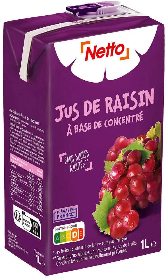 Abc raisin brique 1l