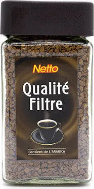 Café soluble qualité filtre