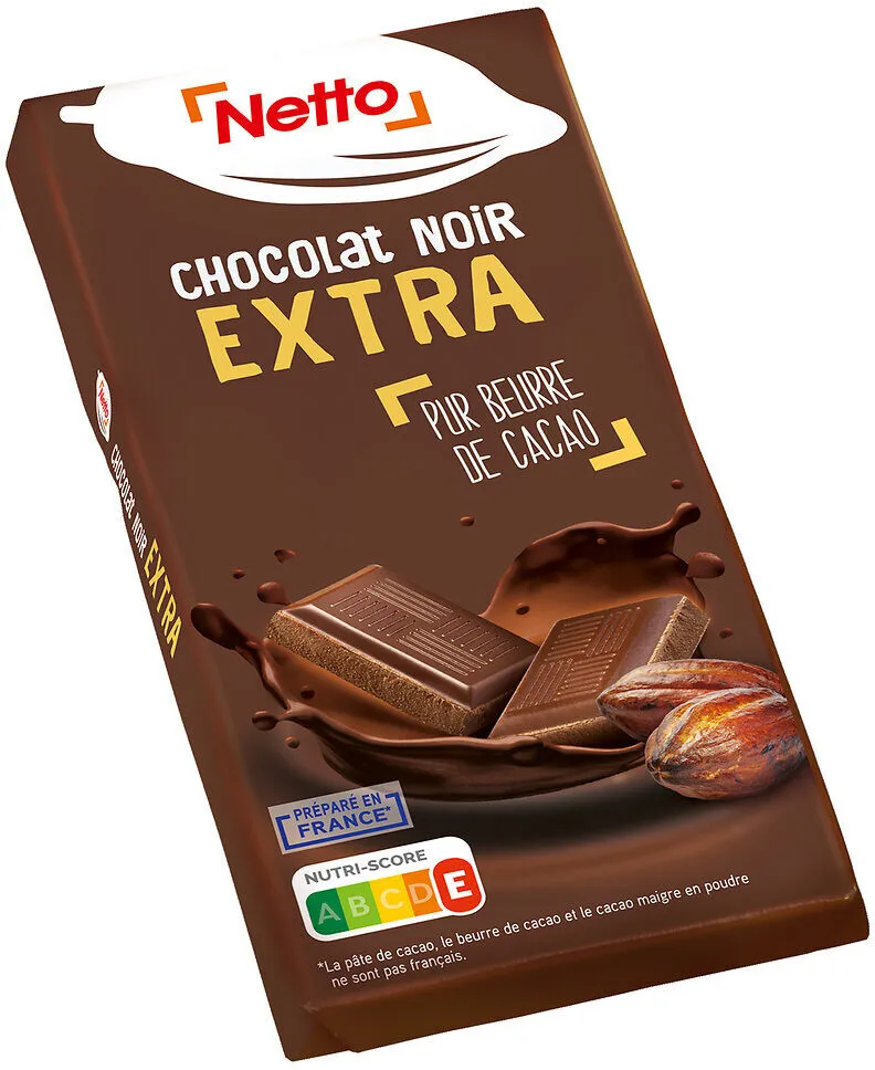 Tablette familiale chocolat noir - 100g