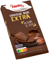Tablette familiale chocolat noir - 100g