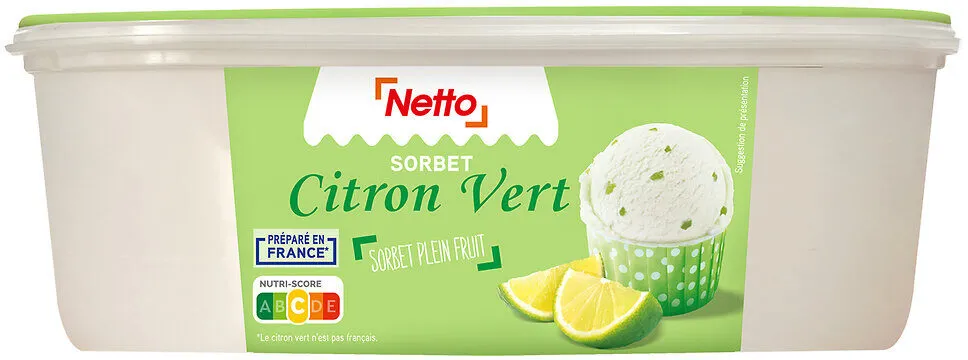 Bac sorbet citron vert - 1L