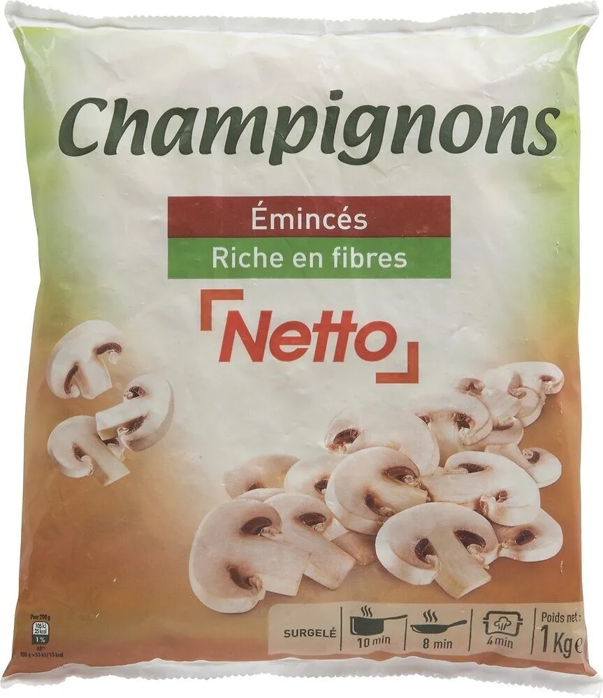 Champignons eminces 1 kg