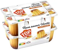 Flans vanille nappe caramel 12x100g