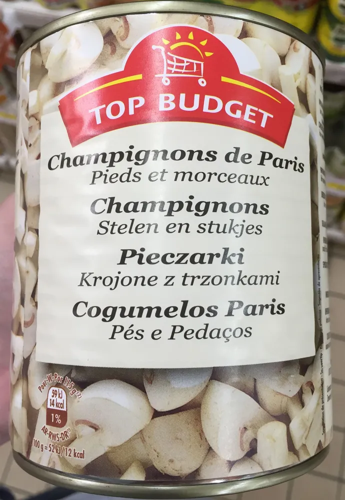 Champignons de Paris Pieds et Morceaux