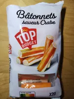 20 Bâtonnets saveur crabe