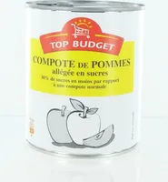 Compote de pommes allégée en sucres