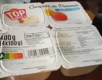 COUPELLES Compote de pommes allégée en sucres - 4 x