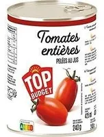Tomates entières pelées 1/2