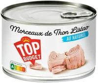 Thon listao en morceaux au naturel 400g 280g (1/2)