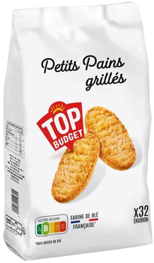 Petits pains grillés nature / au froment