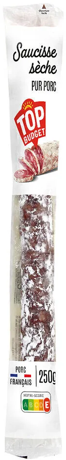 LS PP Saucisse droite sec pur porc 250g
