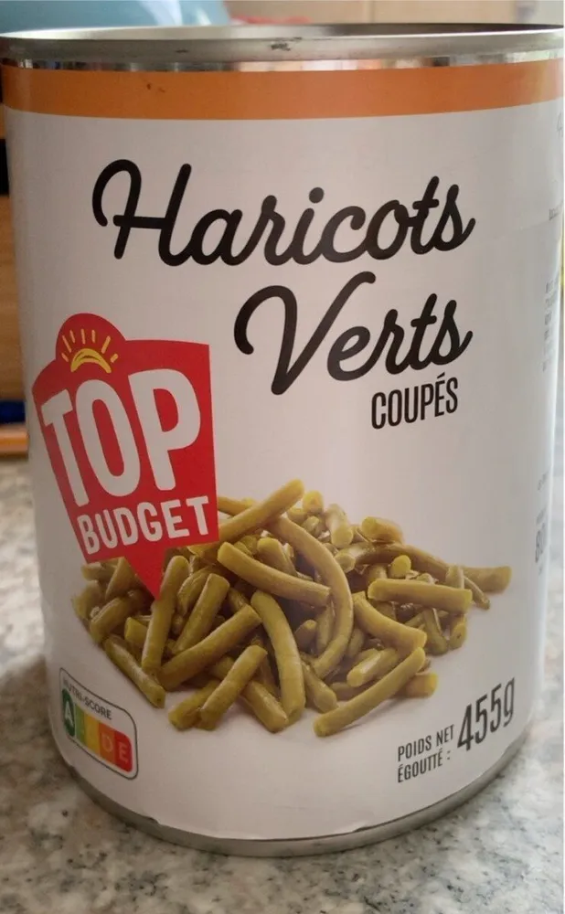 Haricots verts coupés
