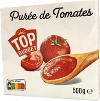 PUREE DE TOMATE TOP BUDGET 500g