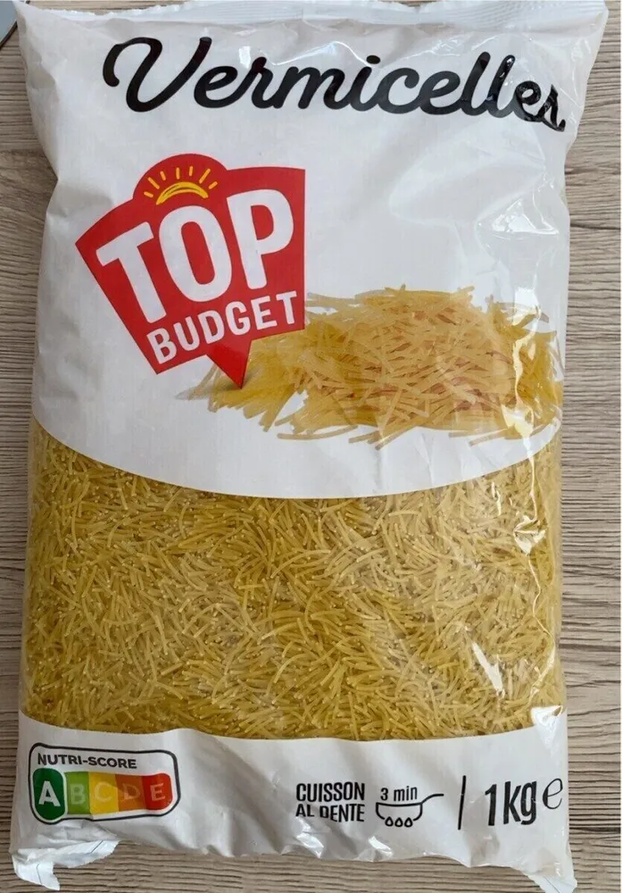 Pates Vermicelles Top Budget 1KG