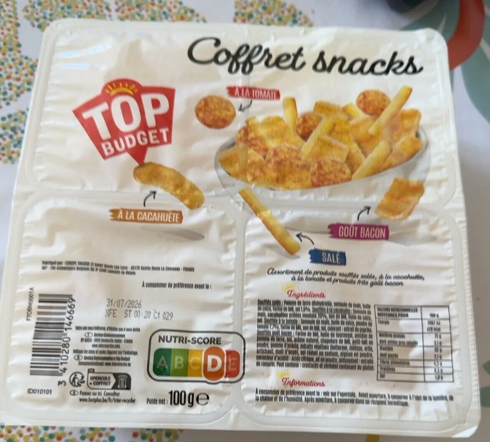 Coffret snacks