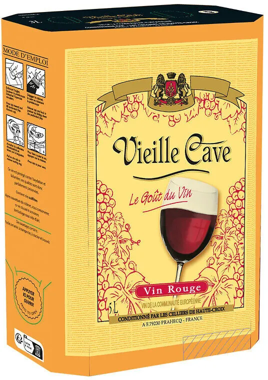 Vin de france rouge bib 5l