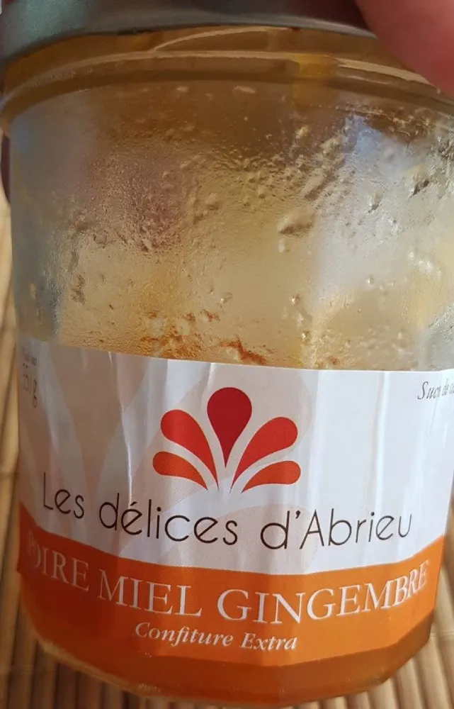 Confiture Poire Miel Gingembre