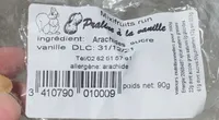 Praline à la vanille