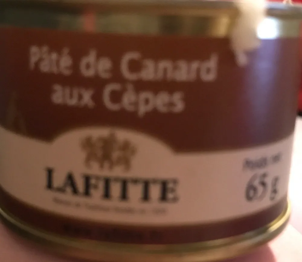 Pate de canard au cepes