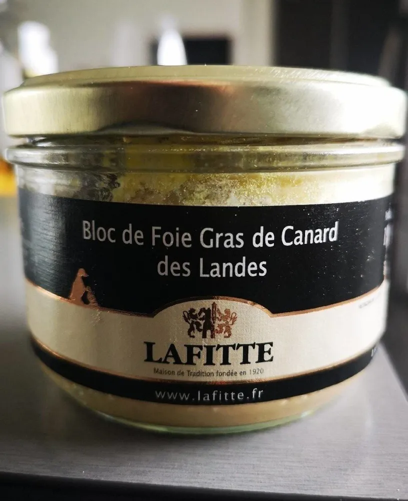 Bloc de foie gras de canard des landes