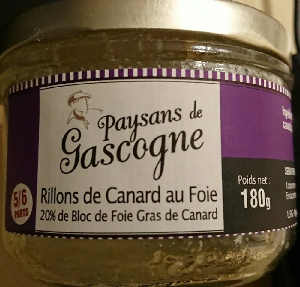 Rillons de canard au foie