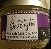 Rillons de canard au foie