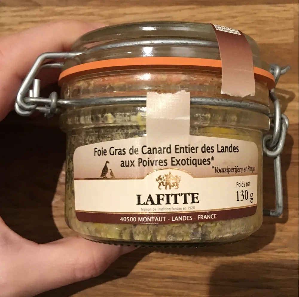 Foie gras de canard entier des landes
