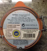 Foie gras de canard