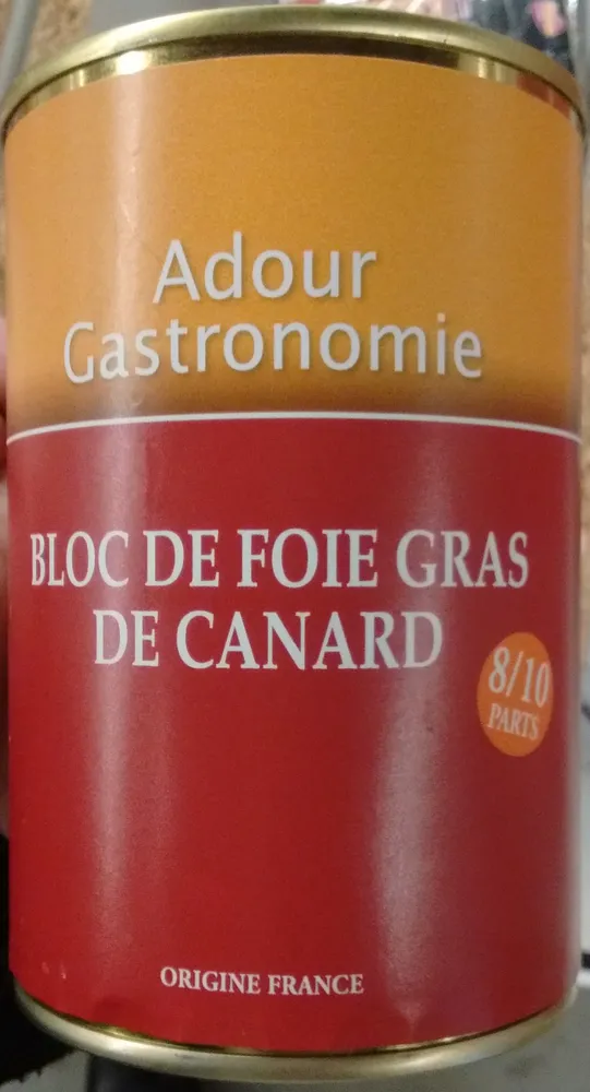 Bloc de foie gras de canard