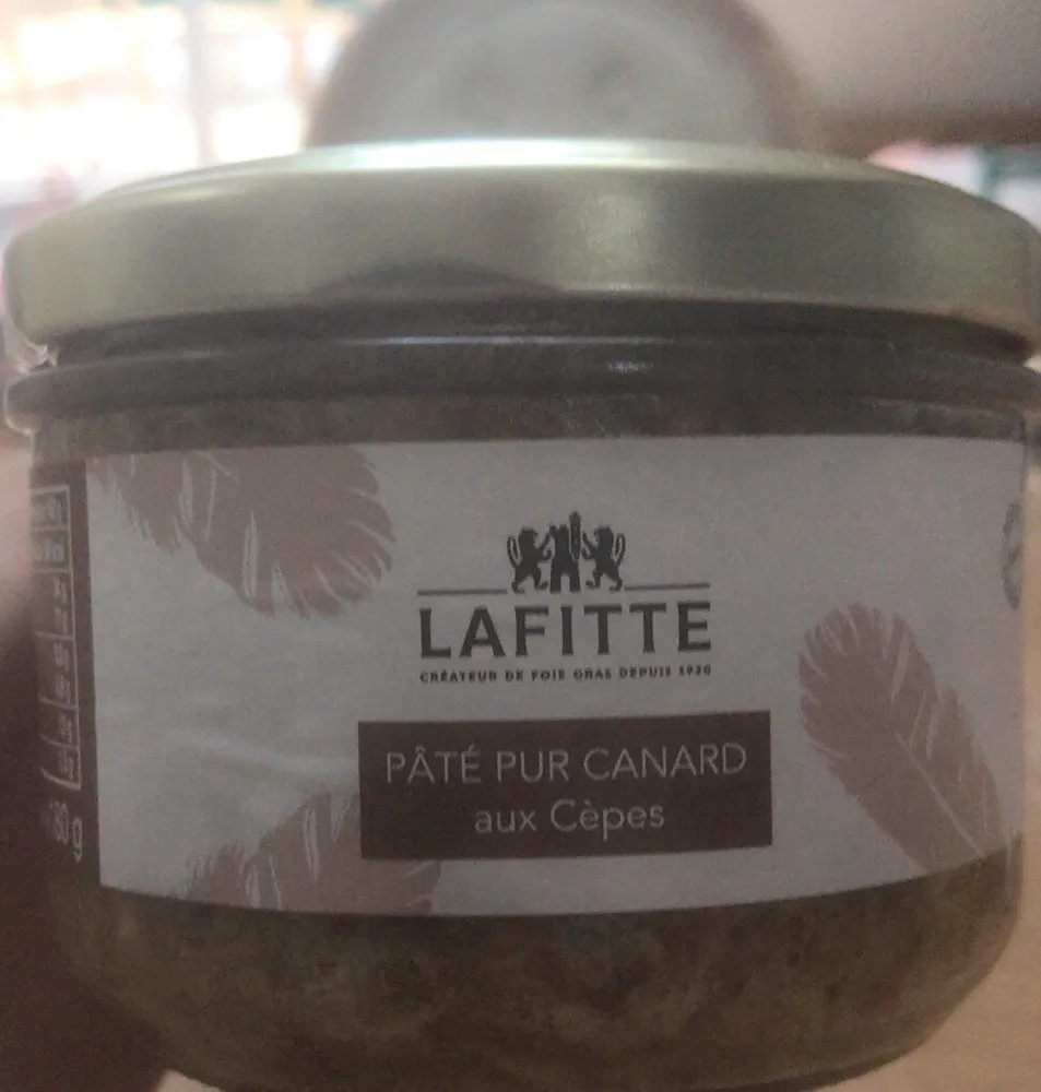 Pate pur canard aux cepes