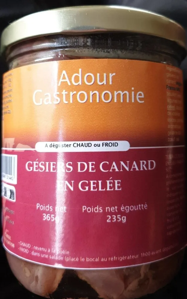 Gésier de canard