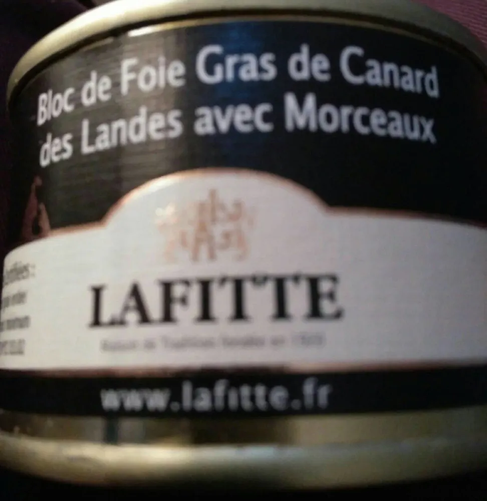 Bloc foie gras de canard