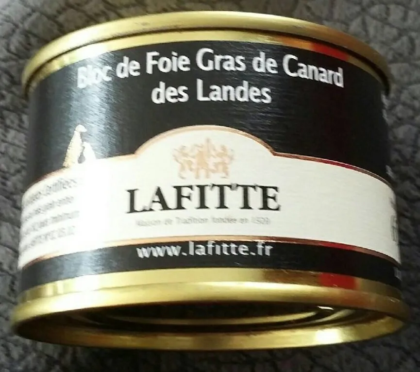 Bloc de foie gras de canard des Landes