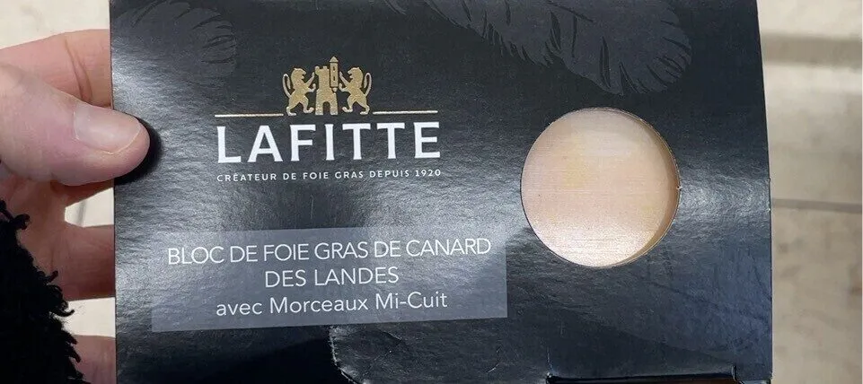 Bloc de foie gras de canard des Landes