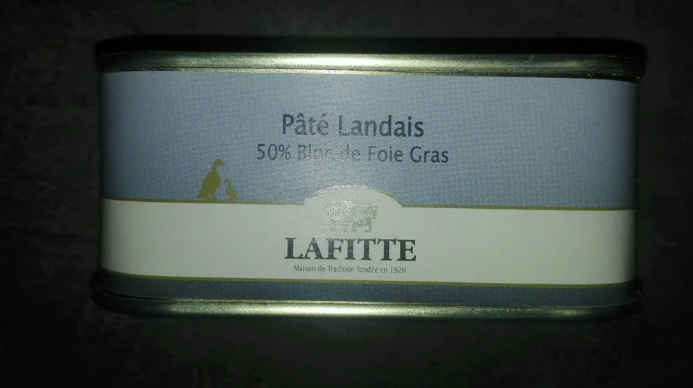 Pâté landais 50% bloc de foie gras