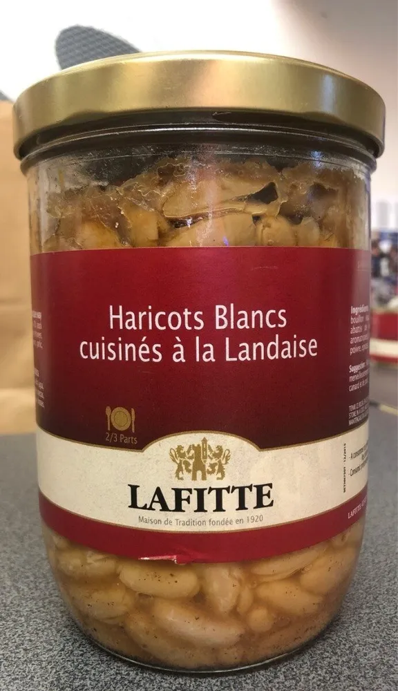 Haricots Blancs cuisinés à la Landaise