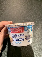 Le beurre tendre doux