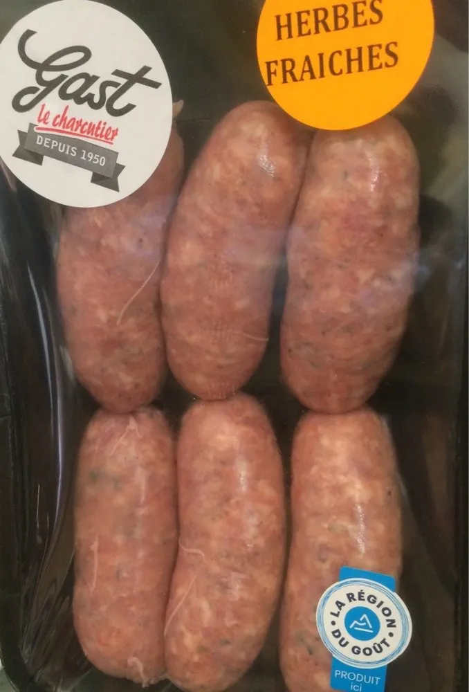 Saucisses herbes fraiches