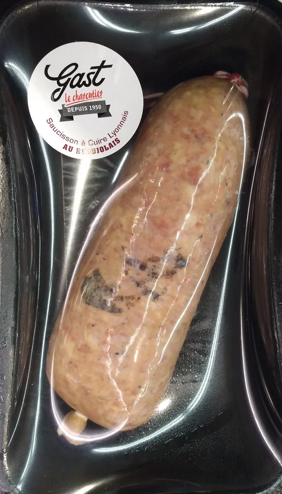Cervelas pistaché 2 % à la truffe noire