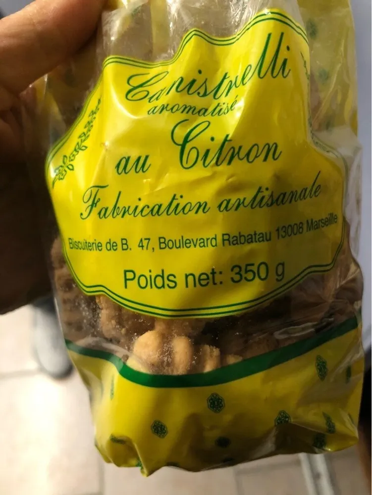 Canistrelli au citron