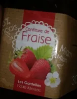 Confiture de fraise les gardelles